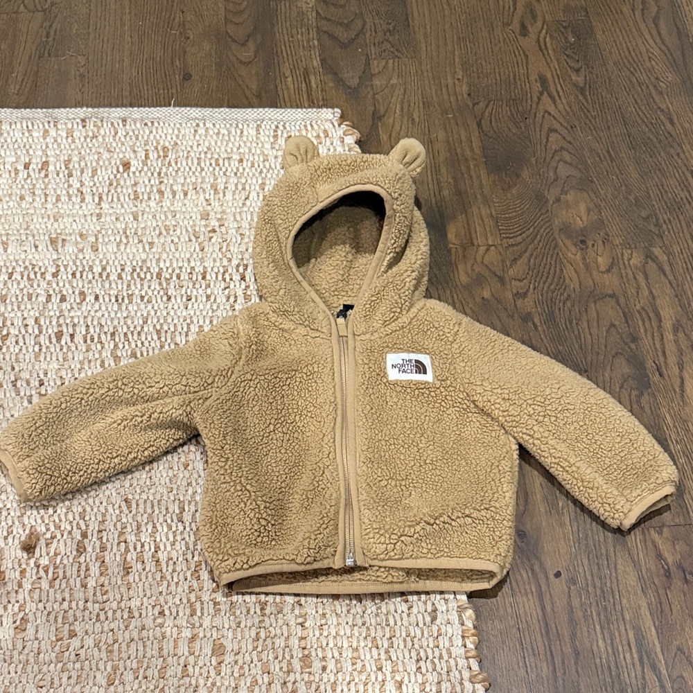 The North Face Brown Fleece Hoodie with Ears